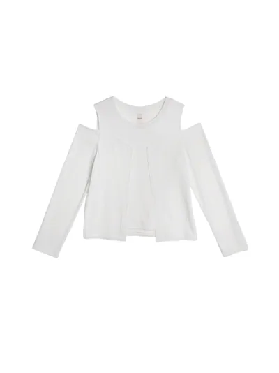 Cut-out shoulder top - Image 2