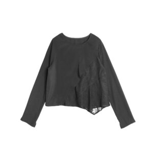 Patchwork Ruffle Top