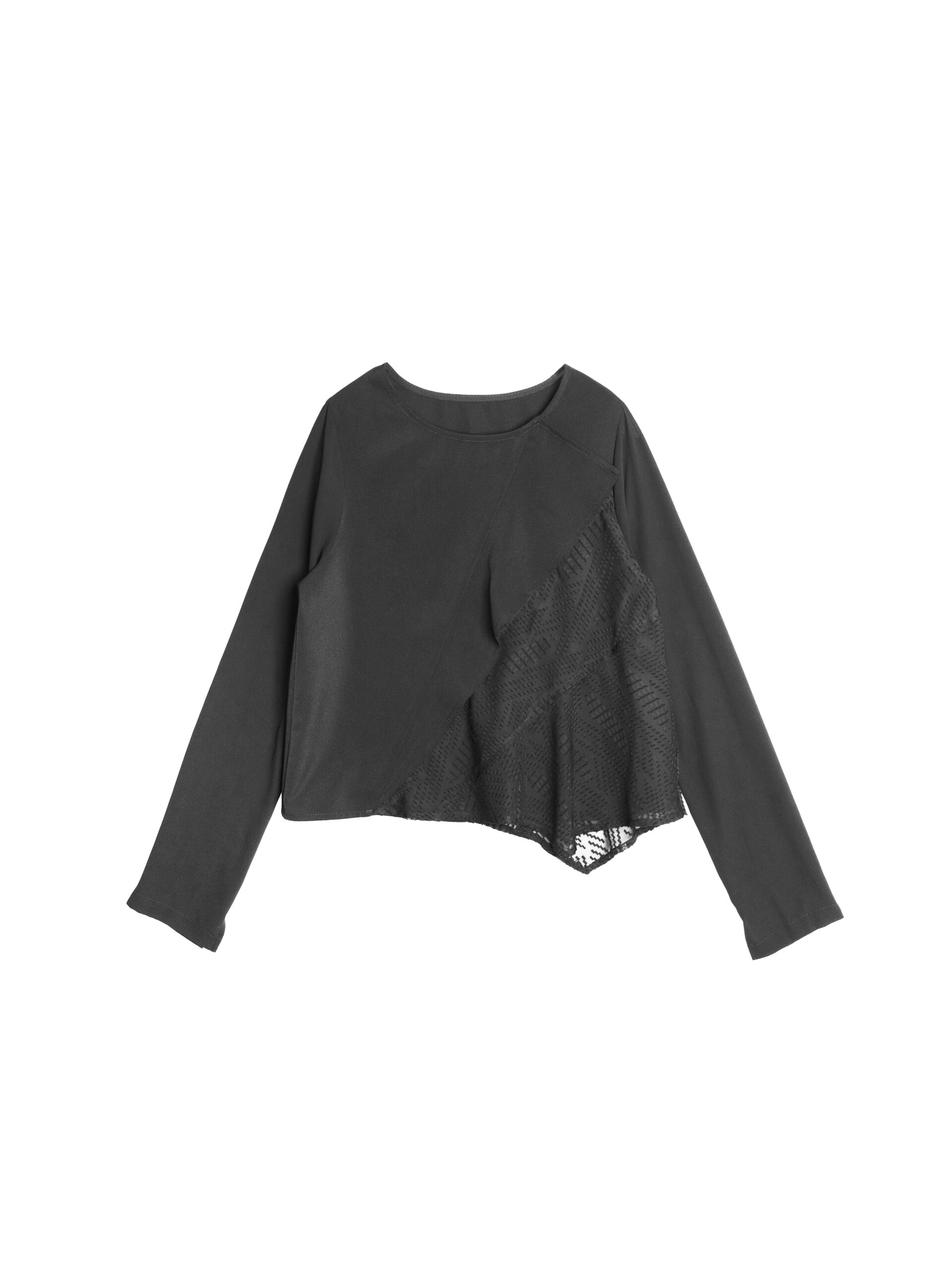 Patchwork Ruffle Top