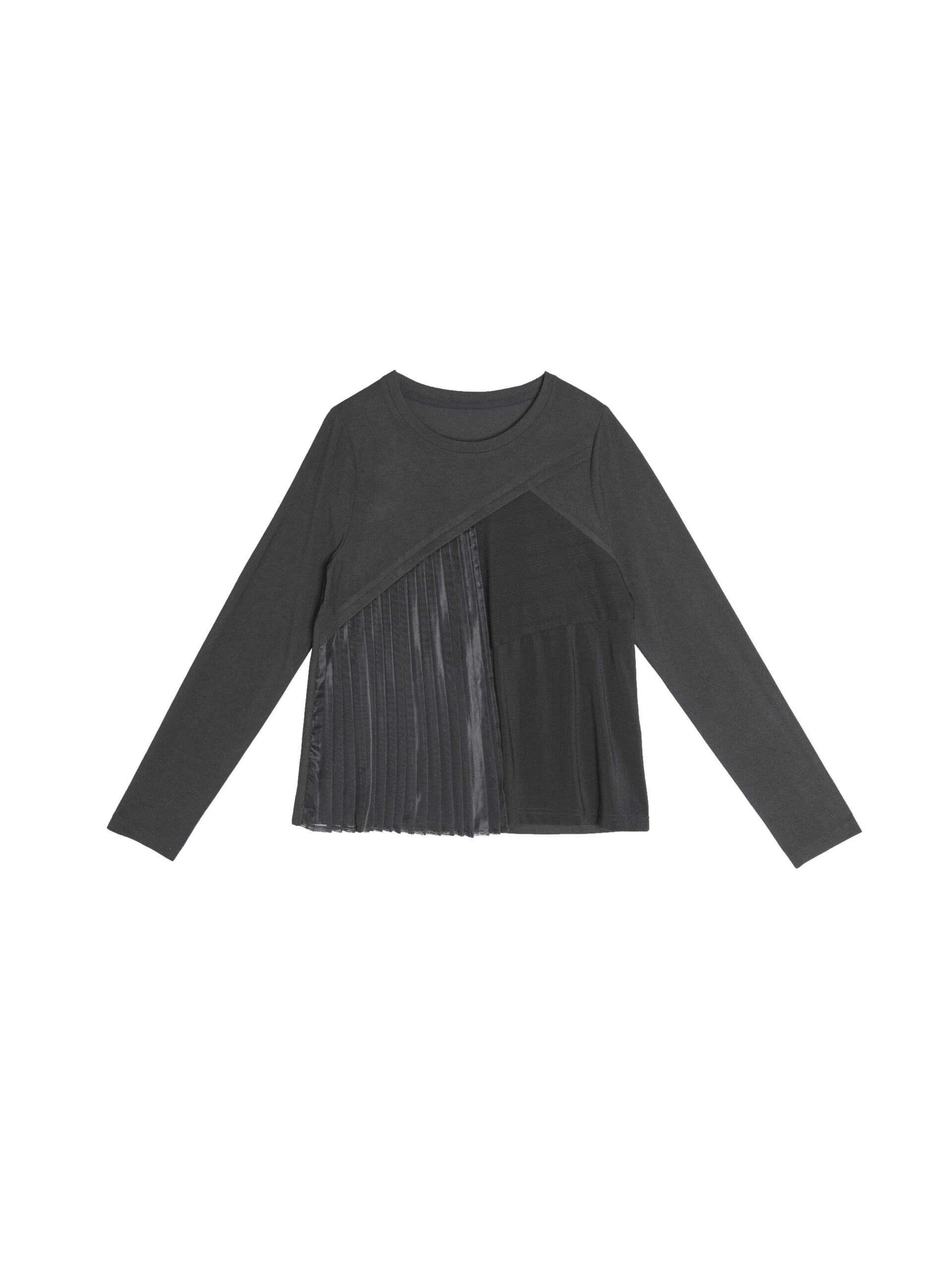 Patchwork Pleated Top