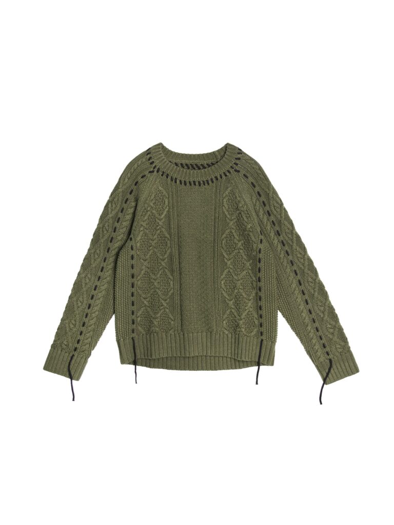 Contrast Stitch Detail Sweater