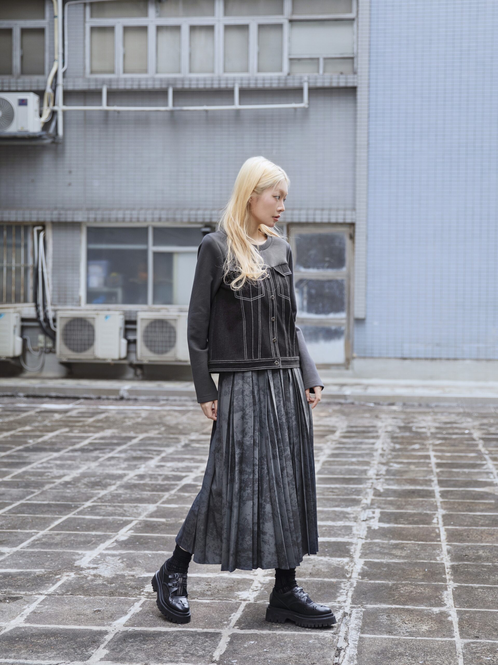 Denim patchwork top - Image 8