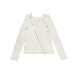 Patchwork Cut-out Babylock Top