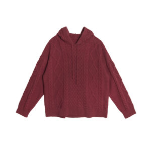 Cable knit Hoodie
