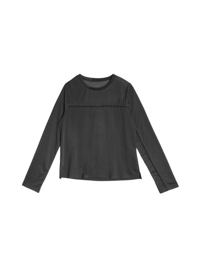 Mesh-trimmed Top