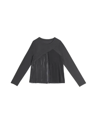 Patchwork Pleated Top - Image 6