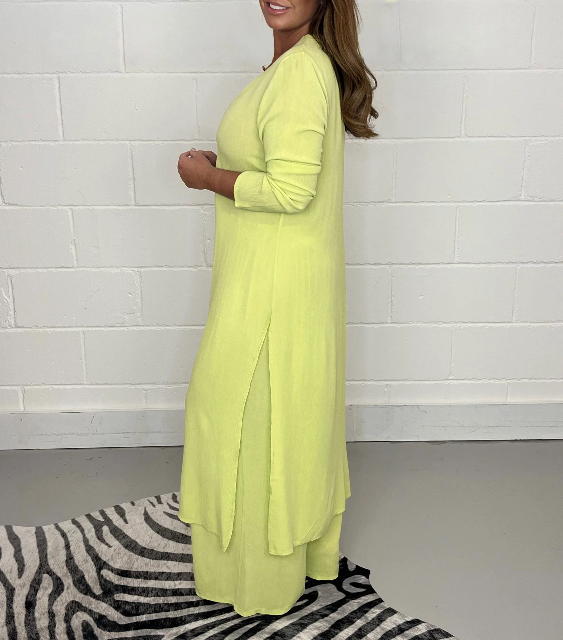 Casual 2 Pieces Suit With Long Top & Matching Trouser-BUY 2 FREE SHIPPING - Image 14