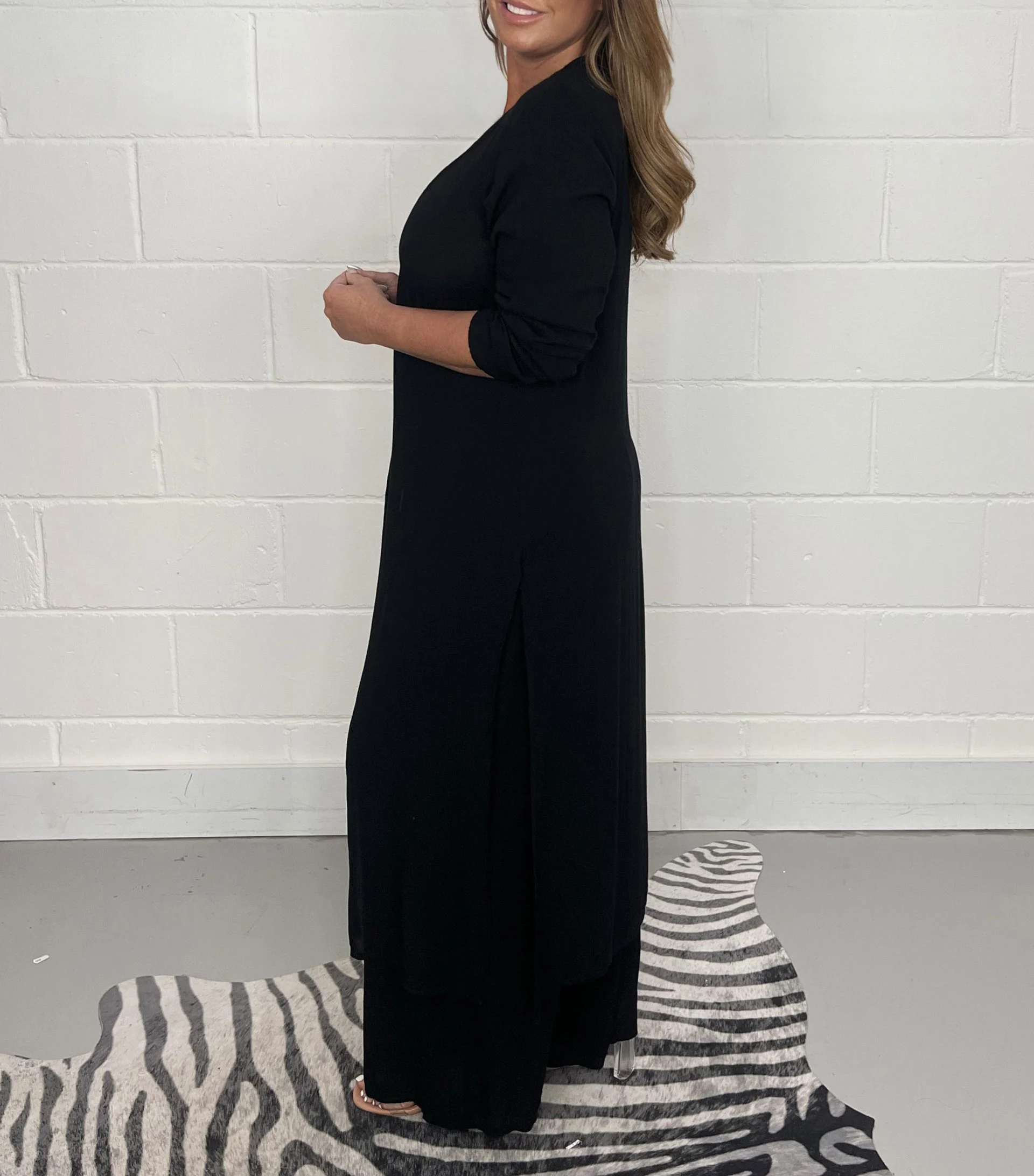 Casual 2 Pieces Suit With Long Top & Matching Trouser-BUY 2 FREE SHIPPING - Image 8