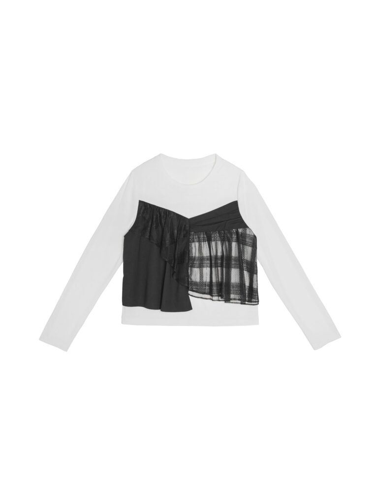Patchwork Ruffle Top
