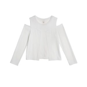 Cut-out shoulder top