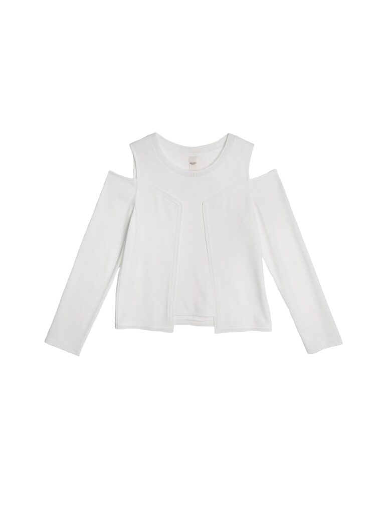 Cut-out shoulder top