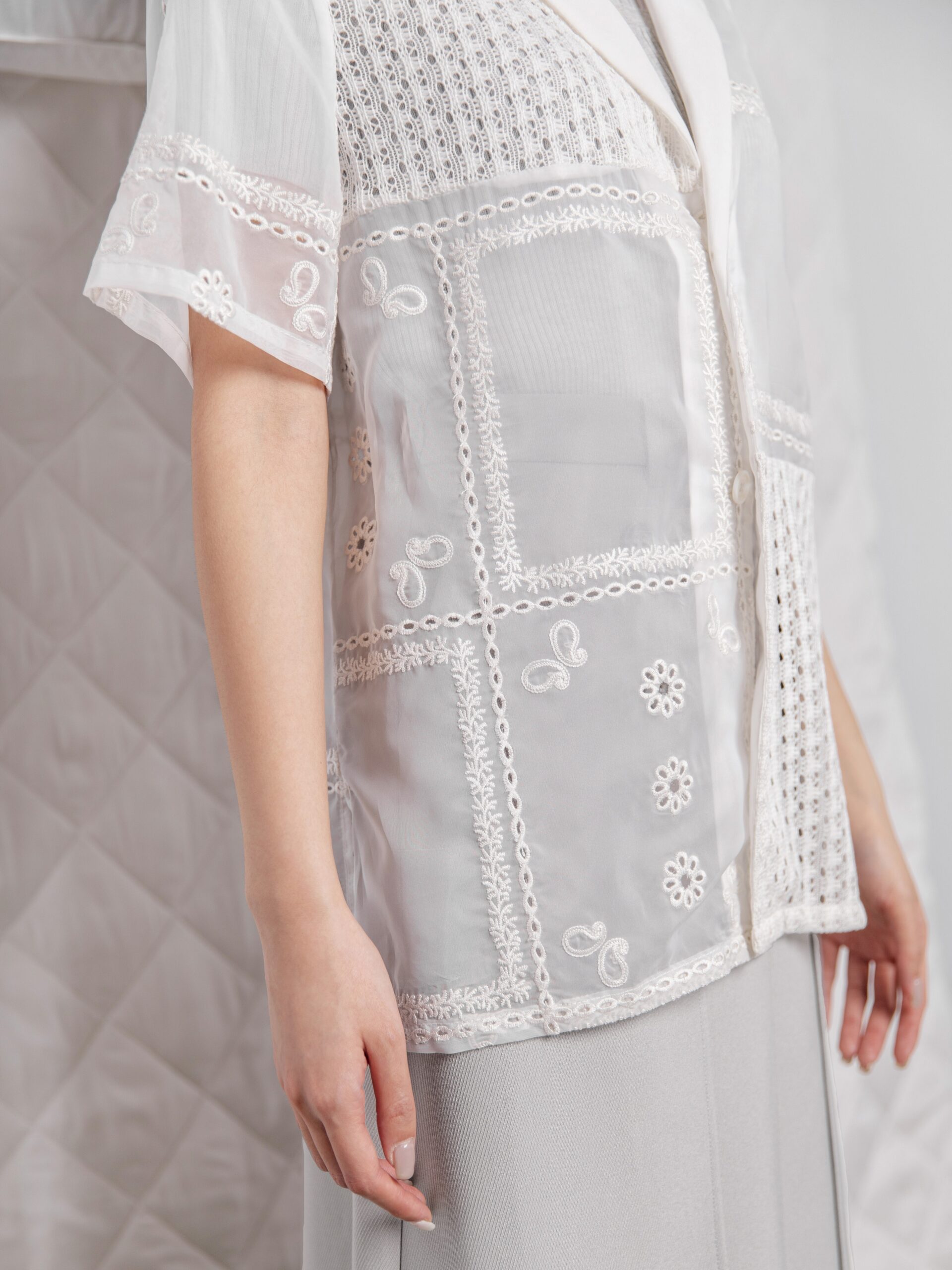 Patchwork Embroidery Jacket - Image 11