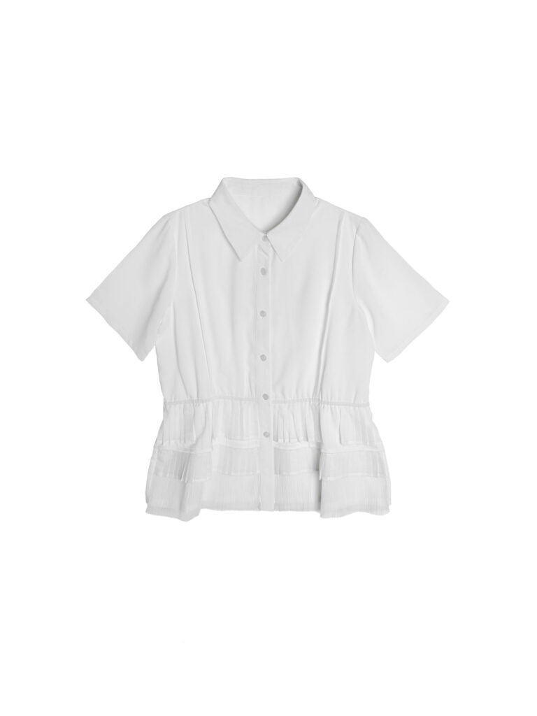 Layered Pleated Shirt