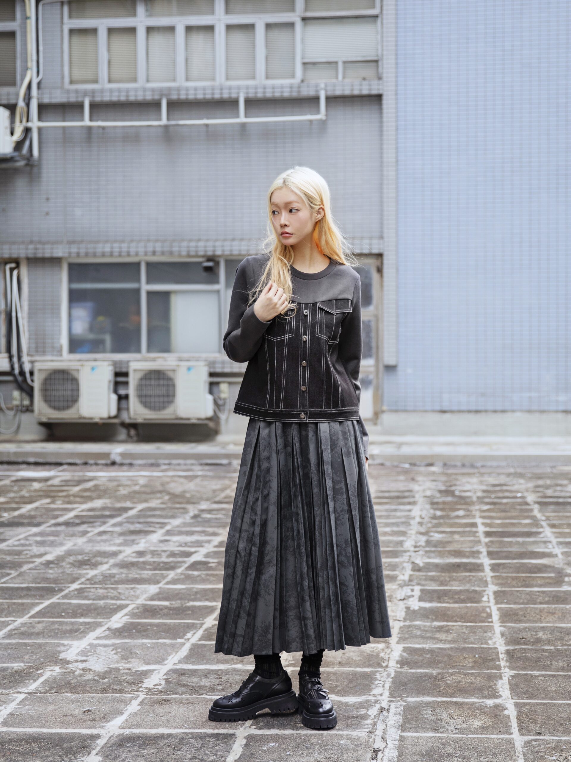 Denim patchwork top - Image 14