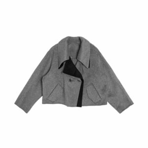 Double-collar wool Coat