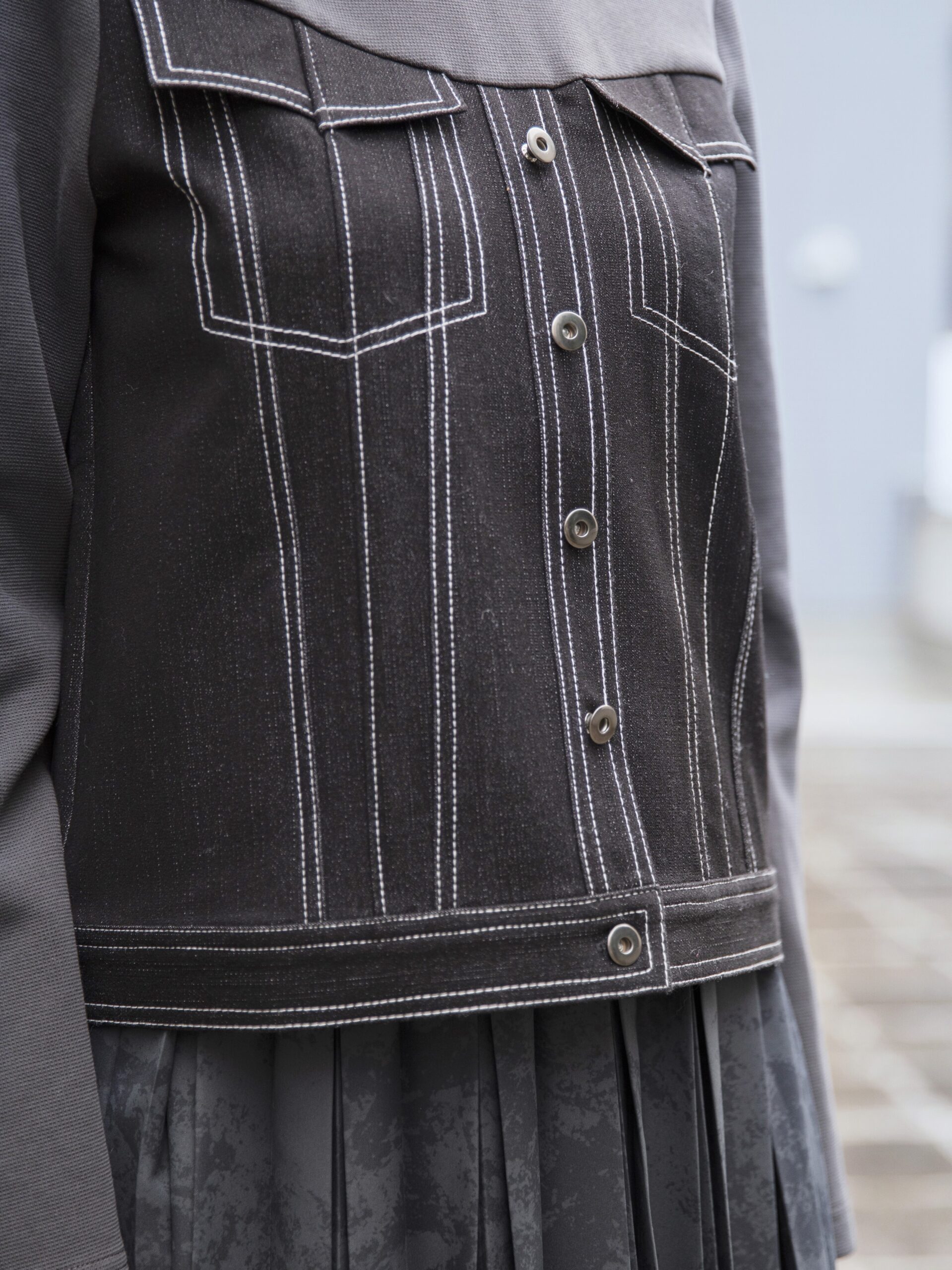 Denim patchwork top - Image 10