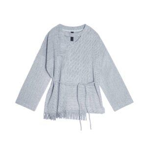 Oversized fringe top