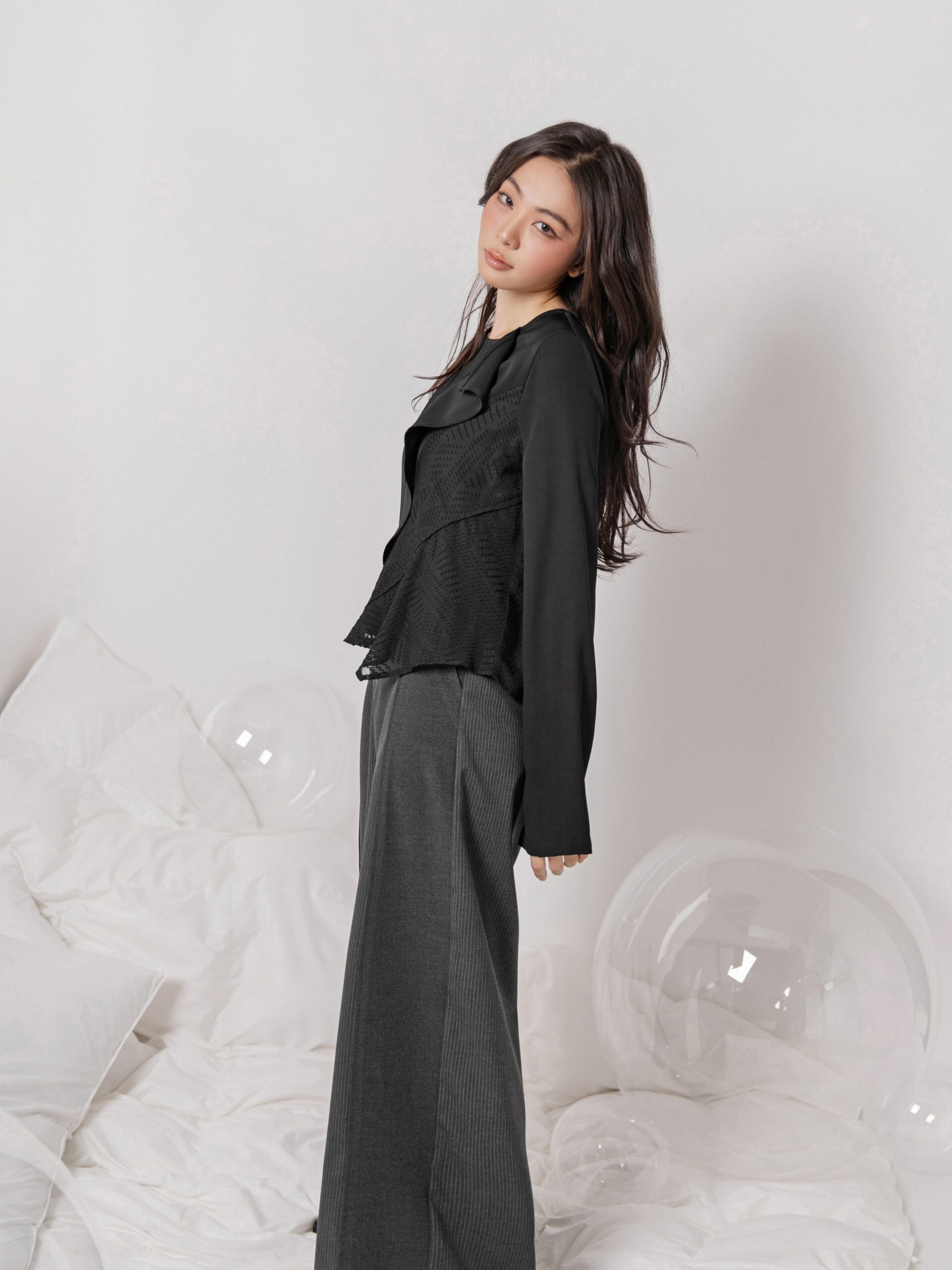 Patchwork Ruffle Top - Image 7